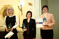 Laureatki miejsc I-III Teresa Tyczewska, Magdalena Konieczna i Renata Zdebik